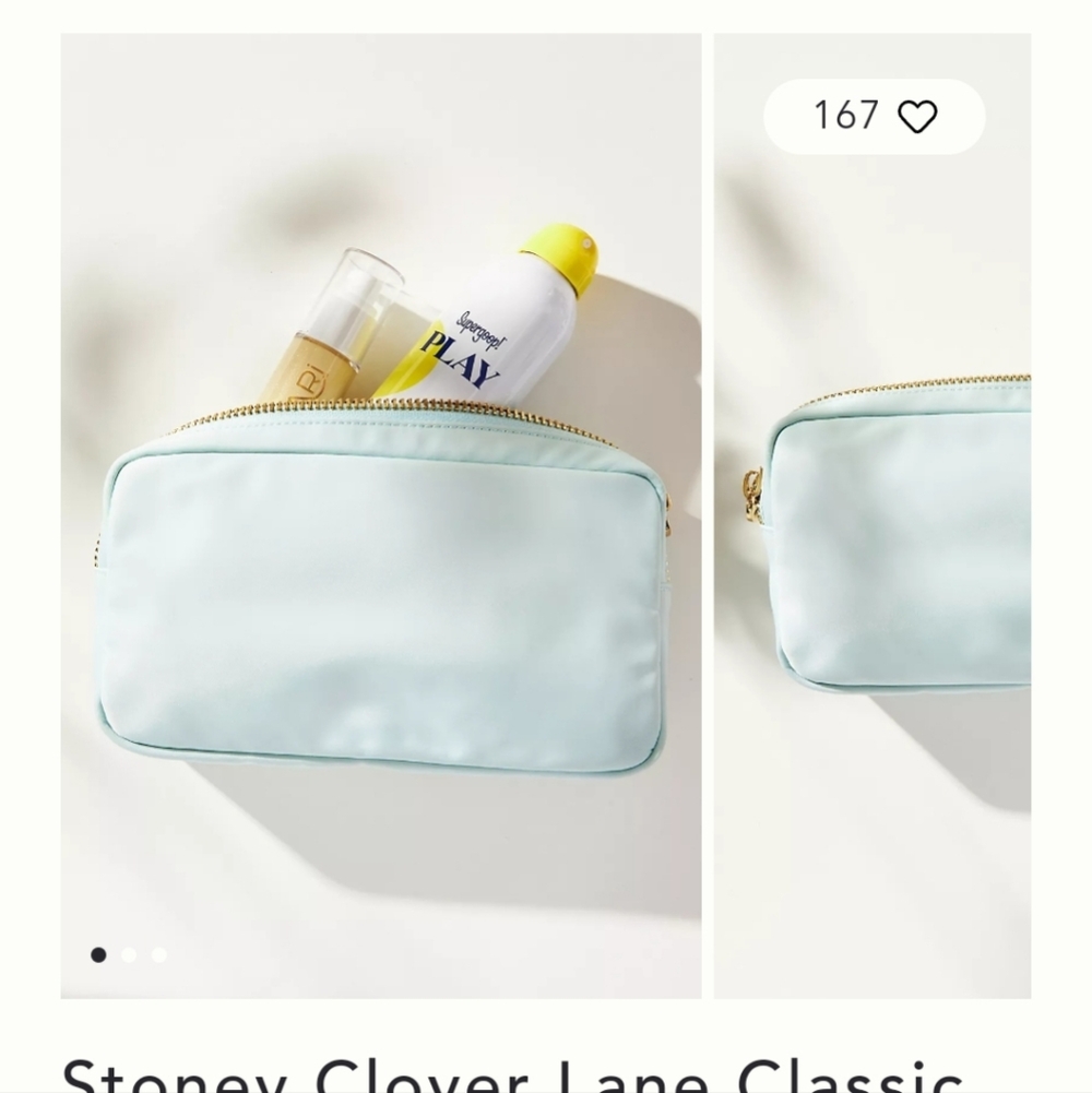 Stoney Clover Lane Classic Small Pouch in Light Blue